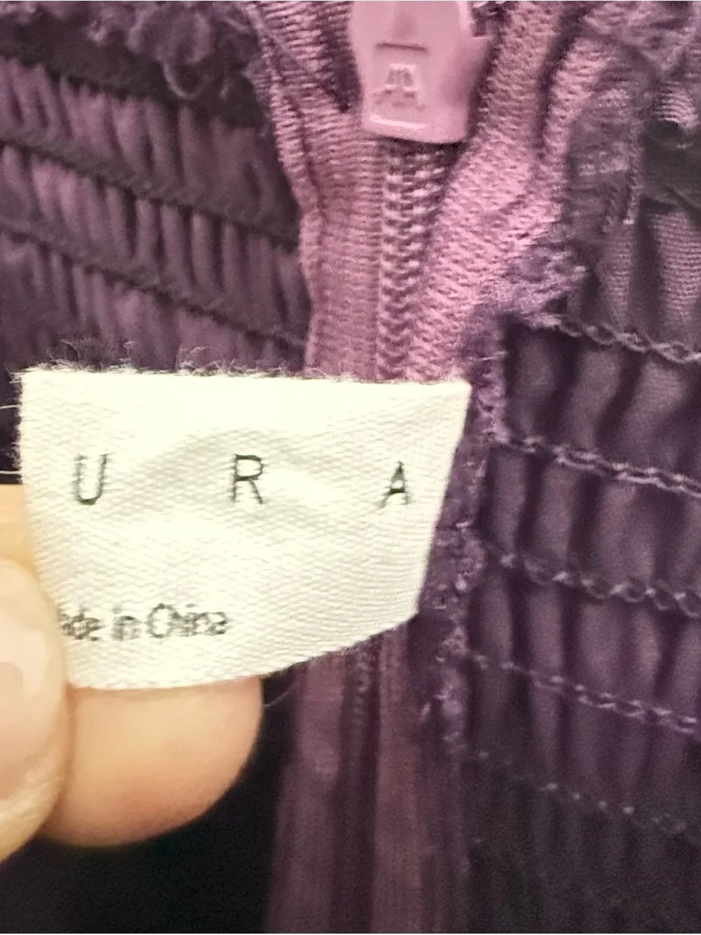 Exlura | Plum Purple Smocked Babydoll Puff Sleeve Mini Dress - Picture 6 of 7